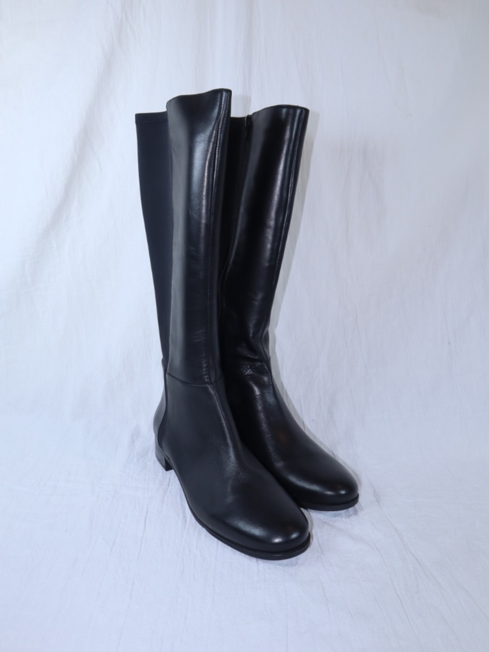 Nine West Vintage America Collection Women's Selenao Riding Boots Black Zip 9.5M - Picture 2 of 9